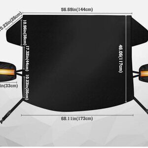 Windshield Cover and Side Mirror Covers NWT